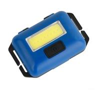Eawfgtuw Torcia da testa COB ultra leggera, mani per corsa, con 3 modalità per jogging, ciclismo, escursionismo, pesca, lampada frontale regolabile per adulti e bambini (batterie non blu)