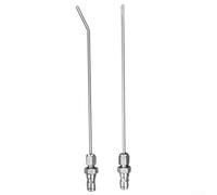 Eawfgtuw Ugello ad ago per idropulitrice in acciaio inox per lavatrice a caricamento frontale, lancia spray decalcificante per scaldabagno, lunghezza 225 mm e corta 75 mm, confezione da 4 (lungo)