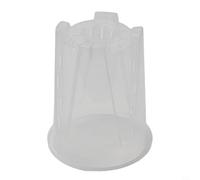 Eawfgtuw Vasi trasparenti con disposizione per fori per piante da interni, piante grasse trasparenti per balcone ispessito, giardino, attrezzato, vaso di drenaggio in plastica per orchidee e fiori