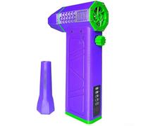 Eawfgtuw Ventilatore portatile senza fili, ventilatore turbo alimentato a batteria con motore brushless da 140000 giri/min, 62 m/s, flusso d'aria ad alta velocità, portatile, per officina (E)
