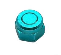 Eawfgtuw Vite dado mandrino mulinello da pesca 8x5mm parti di ricambio in lega di alluminio M8 Baitcasting Reel Componente di riparazione (Lago blu a sinistra)