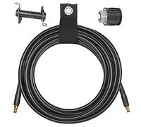 EAWONGEE 10M/32FT Tubi Per Idropulitrici per Karcher K2 K3 K4 K5 K6 K7, Tubo Idropulitrice con le Sistema Di Connessione e Rilascio Rapido, Giunto M-22 e Connettore di Prolunga del Tubo