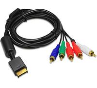 Eaxus® Cavo Component HD adatto a PS3 e PS2 - Cavo Component AV TV YUV 1,5 metri placcato oro
