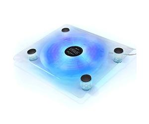 Eaxus® Dispositivo di raffreddamento adatto a PlayStation 4 - Supporto per ventola LED Compatibile con PS4, PS4 Pro e altre console