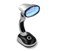 Eaxus®️ Lampada da tavolo a LED - lampada da tavolo wireless, luce diurna Argento