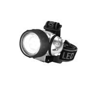Eaxus® Lampada Frontale con 7 LED - Lampada da Lettura/Torcia Frontale con 3 modalità di Illuminazione, Inclusa Batteria 3X AAA, Nero