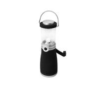 Eaxus®️ LED Dynamo Camping Lantern - lampada di emergenza impermeabile, argento