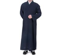 EAZBRIDGE Abito Monaco Buddista Tradizionale Unisex Costume Taoista Traspirante Confortevole Primaverile(L)
