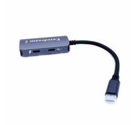 Eazedream Adattatore hub Type-C per occhiali Viture Xreal Rokid Rayneo AR (3 USB-C)