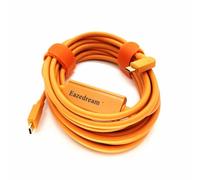 Eazedream Tethering - Cavo da 5 m da tipo C a USB-C per fotocamera Sony, Canon, Nikon, laptop, YouTube, OBS (TypeC to TypeC)