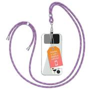 EAZY CASE catena universale per cellulare adatta a tutti gli smartphone, catena da appendere, cover con cordino, catena per smartphone da portare in giro, cinghia per cellulare, Unicorno