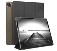 EAZY CASE - Coperchio di protezione per Apple iPad Pro 12,9" (2018/2020/2021/2022) Smart Cover Tablet Smartcase per alzarsi in piedi, con funzione di stand Sleep Wake Up, in pelle sintetica, Nero