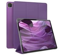 EAZY CASE - Coperchio di protezione per Apple iPad Pro 12,9" (2018/2020/2021/2022) Smart Cover Tablet Smartcase per alzarsi in piedi, con funzione di stand Sleep Wake Up, in pelle sintetica, Viola