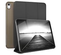 EAZY CASE - Coperchio di protezione per iPad 10,9" 10. Gen Smart Cover Tablet Smartcase per alzarsi in piedi, con funzione di stand Sleep Wake Up, in pelle sintetica, Nero