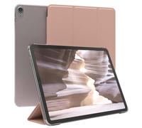 EAZY CASE - Coperchio di protezione per iPad Air 11" (2024) Smart Cover Tablet Smartcase per alzarsi in piedi, con funzione di stand Sleep Wake Up, in pelle sintetica, Oro Rosa