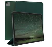 EAZY CASE - Coperchio di protezione per iPad Air 13" (2024) Smart Cover Tablet Smartcase per alzarsi in piedi, con funzione di stand Sleep Wake Up, in pelle sintetica, Verde notte