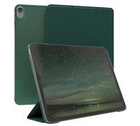 EAZY CASE - Coperchio di protezione per iPad Air 4 / Air 5 Smart Cover Tablet Smartcase per alzarsi in piedi, con funzione di stand Sleep Wake Up, in pelle sintetica, Verde notte