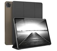 EAZY CASE - Coperchio di protezione per iPad Pro 11" (2018/2020/2021/2022) Smart Cover Tablet Smartcase per alzarsi in piedi, con funzione di stand Sleep Wake Up, in pelle sintetica, Nero