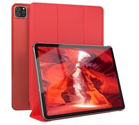 EAZY CASE - Coperchio di protezione per iPad Pro 11" (2018/2020/2021/2022) Smart Cover Tablet Smartcase per alzarsi in piedi, con funzione di stand Sleep Wake Up, in pelle sintetica, Rosso