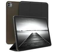 EAZY CASE - Coperchio di protezione per iPad Pro 11" (2024) Smart Cover Tablet Smartcase per alzarsi in piedi, con funzione di stand Sleep Wake Up, in pelle sintetica, Nero