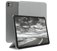 EAZY CASE - Coperchio di protezione per iPad Pro 11" (2024) Smart Cover Tablet Smartcase per alzarsi in piedi, con funzione di stand Sleep Wake Up, in pelle sintetica, Grigio