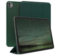 EAZY CASE - Coperchio di protezione per iPad Pro 11" (2024) Smart Cover Tablet Smartcase per alzarsi in piedi, con funzione di stand Sleep Wake Up, in pelle sintetica, Verde notte