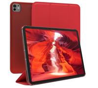 EAZY CASE - Coperchio di protezione per iPad Pro 11" (2024) Smart Cover Tablet Smartcase per alzarsi in piedi, con funzione di stand Sleep Wake Up, in pelle sintetica, Rosso