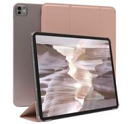 EAZY CASE - Coperchio di protezione per iPad Pro 13" (2024) Smart Cover Tablet Smartcase per alzarsi in piedi, con funzione di stand Sleep Wake Up, in pelle sintetica, Oro Rosa