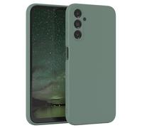 EAZY CASE - Custodia in silicone per Galaxy A14 5G Custodia morbida protettiva con protezione della fotocamera Protezione sottile Premium Cover TPU Telefono Bumper in Verde Mezzanotte