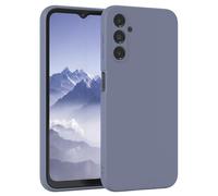 EAZY CASE - Custodia in silicone per Galaxy A14 5G Custodia morbida protettiva con protezione della fotocamera Protezione sottile Premium Cover TPU Telefono Bumper in Blu Acciaio