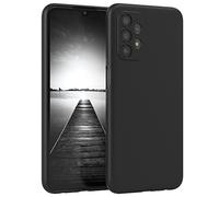 EAZY CASE - Custodia in silicone per Galaxy A23 5G Custodia morbida protettiva con protezione della fotocamera Protezione sottile Premium Cover TPU Telefono Bumper in Nero