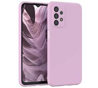 EAZY CASE - Custodia in silicone per Galaxy A23 5G Custodia morbida protettiva con protezione della fotocamera Protezione sottile Premium Cover TPU Telefono Bumper in Viola Chiaro