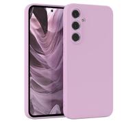 EAZY CASE - Custodia in silicone per Galaxy A55 Custodia morbida protettiva con protezione della fotocamera Protezione sottile Premium Cover TPU Telefono Bumper in Viola Chiaro