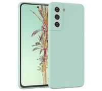EAZY CASE - Custodia in silicone per Galaxy S21 FE 5G Custodia morbida protettiva con protezione della fotocamera Protezione sottile Premium Cover TPU Telefono Bumper in Minz Verde