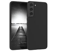 EAZY CASE - Custodia in silicone per Galaxy S22 Plus 5G Custodia morbida protettiva con protezione della fotocamera Protezione sottile Premium Cover TPU Telefono Bumper in Nero
