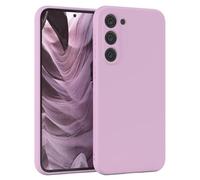 EAZY CASE - Custodia in silicone per Galaxy S23 Plus Custodia morbida protettiva con protezione della fotocamera Protezione sottile Premium Cover TPU Telefono Bumper in Viola Chiaro