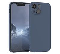 EAZY CASE - Custodia in silicone per iPhone 13 Mini Custodia morbida protettiva con protezione della fotocamera Protezione sottile Premium Cover TPU Telefono Bumper in Blu Scuro