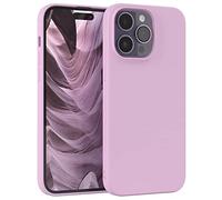 EAZY CASE - Custodia in silicone per iPhone 14 Pro Max Custodia morbida protettiva con protezione della fotocamera Protezione sottile Premium Cover TPU Telefono Bumper in Viola Chiaro