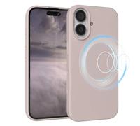 EAZY CASE Custodia magnetica in silicone per iPhone 17, compatibile con MagSafe, in silicone liquido di alta qualità, resistente agli urti, protezione della fotocamera, fodera interna in microfibra