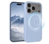 EAZY CASE Custodia magnetica in silicone per iPhone 17 Pro, compatibile con MagSafe, in silicone liquido di alta qualità, resistente agli urti, protezione della fotocamera, fodera interna in