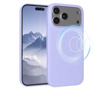 EAZY CASE Custodia magnetica in silicone per iPhone 17 Pro Max, compatibile con MagSafe, in silicone liquido di alta qualità, resistente agli urti, protezione della fotocamera, fodera interna in