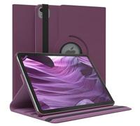 EAZY CASE - Custodia per Apple iPad Air 11" M3 (2025) tablet Cover protettiva Smart Cover Supporto rotante Astuccio pieghevole 360° girevole con funzione stand Similpelle Viola