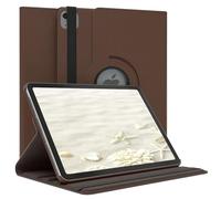 EAZY CASE - Custodia per Apple iPad Air 11" M3 (2025) tablet Cover protettiva Smart Cover Supporto rotante Astuccio pieghevole 360° girevole con funzione stand Similpelle Marrone
