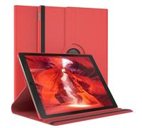 EAZY CASE - Custodia per Apple iPad Pro 12,9" (2017) tablet Cover protettiva Smart Cover Supporto rotante Astuccio pieghevole 360° girevole con funzione stand Similpelle Rosso