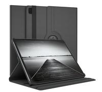 EAZY CASE - Custodia per Apple iPad Pro 12,9" (2020) tablet Cover protettiva Smart Cover Supporto rotante Astuccio pieghevole 360° girevole con funzione stand Similpelle Nero