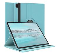 EAZY CASE - Custodia per Apple iPad Pro 12,9" (2022) tablet Cover protettiva Smart Cover Supporto rotante Astuccio pieghevole 360° girevole con funzione stand Similpelle Blu