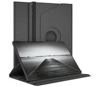 EAZY CASE - Custodia per Galaxy Tab S10 Ultra tablet Cover protettiva Smart Cover Supporto rotante Astuccio pieghevole 360° girevole con funzione stand Similpelle Nero