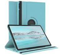 EAZY CASE - Custodia per Galaxy Tab S9 FE Plus tablet Cover protettiva Smart Cover Supporto rotante Astuccio pieghevole 360° girevole con funzione stand Similpelle Blu
