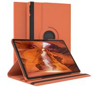 EAZY CASE - Custodia per Galaxy Tab S9 FE Plus tablet Cover protettiva Smart Cover Supporto rotante Astuccio pieghevole 360° girevole con funzione stand Similpelle Arancione
