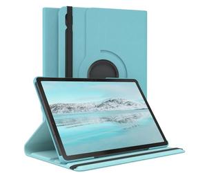 EAZY CASE - Custodia per Galaxy Tab S9 FE tablet Cover protettiva Smart Cover Supporto rotante Astuccio pieghevole 360° girevole con funzione stand Similpelle Blu